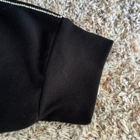 *NWT* Victoria’s Secret - Women’s (XL) Black Hoodie with Rhinestone Detail - Picture 4 of 5